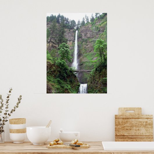 Multnomah Falls Poster (Küche)