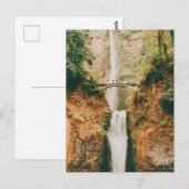 Multnomah Falls Postkarte (Vorne/Hinten)