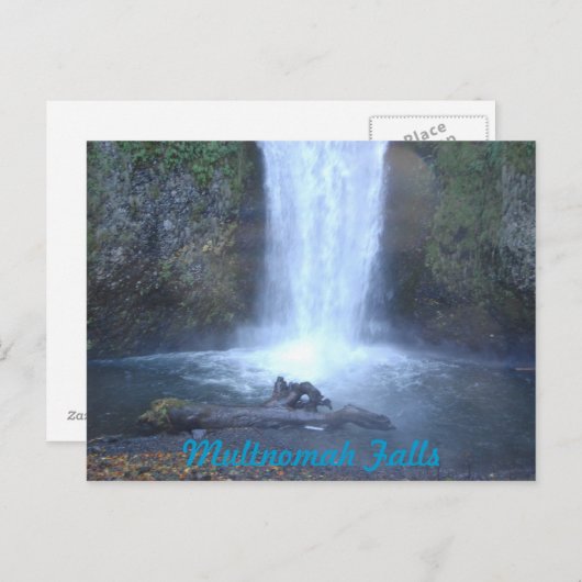 Multnomah Falls Postkarte (Vorne/Hinten)
