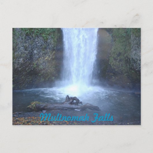 Multnomah Falls Postkarte (Vorderseite)