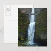 Multnomah Falls Postkarte (Vorne/Hinten)