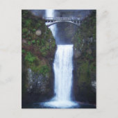 Multnomah Falls Postkarte (Vorderseite)
