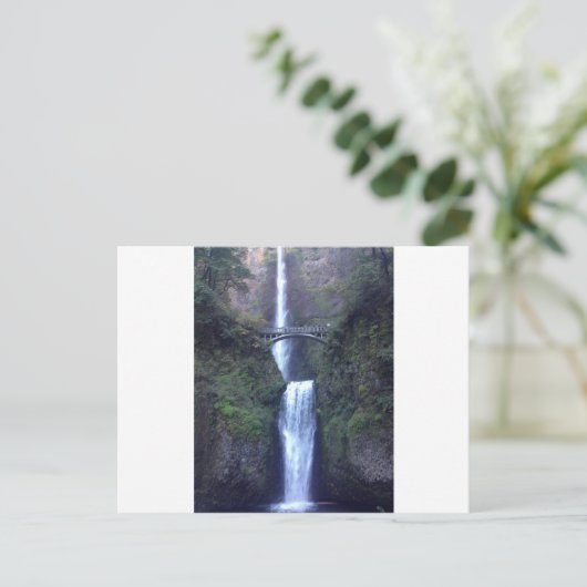 Multnomah Falls Postkarte (Stehend Vorderseite)