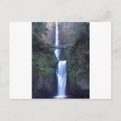 Multnomah Falls Postkarte (Vorderseite)