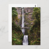 Multnomah Falls Postkarte (Vorne/Hinten)