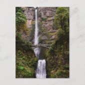 Multnomah Falls Postkarte (Vorderseite)