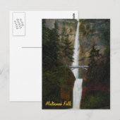 Multnomah Falls Postkarte (Vorne/Hinten)