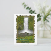 Multnomah Falls Postkarte (Stehend Vorderseite)