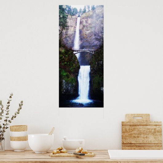 Multnomah Falls Print Poster (Küche)