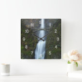 Multnomah Falls Quadratische Wanduhr (Zuhause)