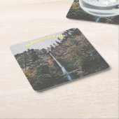 Multnomah Falls Rechteckiger Pappuntersetzer (angewinkelt)