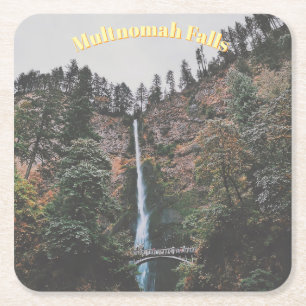Multnomah Falls Rechteckiger Pappuntersetzer