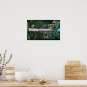 Multnomah Falls und Benson Foot Bridge 2 Poster (Küche)