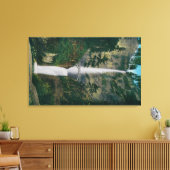 Multnomah Falls und Benson Foot Bridge Leinwanddruck (Insitu (Wohnzimmer))
