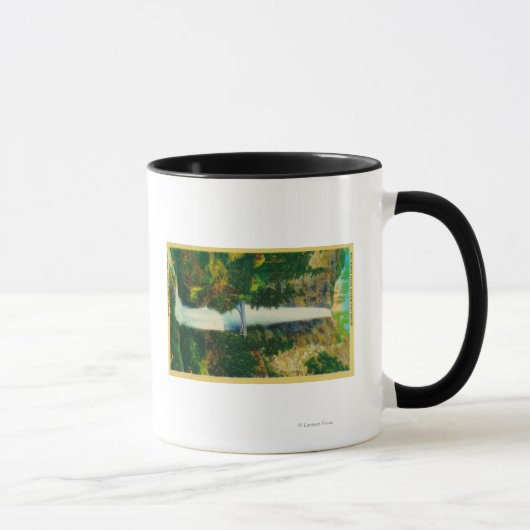 Multnomah Falls und Benson Foot Bridge Tasse (Rechts)