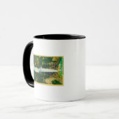 Multnomah Falls und Benson Foot Bridge Tasse (Vorderseite Links)