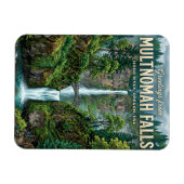 Multnomah Falls USA Magnet (Horizontal)
