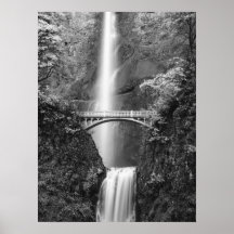 Multnomah Falls Wasserfall mit Benson Bridge