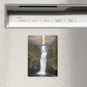 Multnomah Falls Waterfall Oregon Magnet (In Situ (Geschirrspüler))
