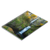 Multnomah fällt im Herbst in der Columbia-Schlucht Notizblock (Linke Seite)