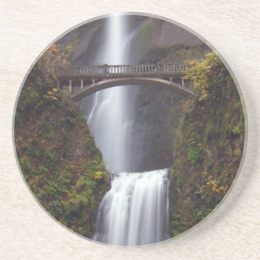 Multnomah fällt in Spätherbst Getränkeuntersetzer (Vorne)