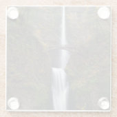 Multnomah fällt in Spätherbst Glasuntersetzer (Rückseite)