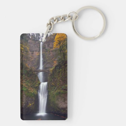 Multnomah fällt in Spätherbst Schlüsselanhänger (Rückseite)