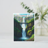 Multnomah fällt oregon postkarte (Stehend Vorderseite)