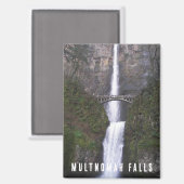 Multnomah, Wasserfall Landschaft Magnet (Vorderseite/Rückseite)
