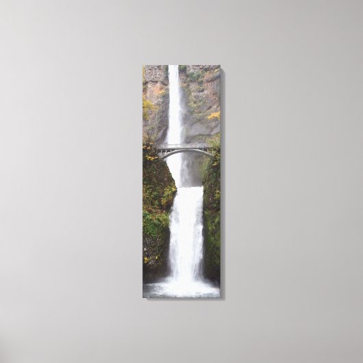 Multnomah Wasserfall Oregon Single Canvas Print Leinwanddruck (Vorderseite)