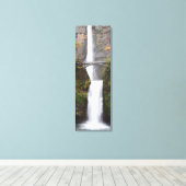 Multnomah Wasserfall Oregon Single Canvas Print Leinwanddruck (Insitu (Holzboden))