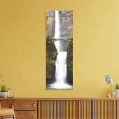 Multnomah Wasserfall Oregon Single Canvas Print Leinwanddruck (Insitu (Wohnzimmer))