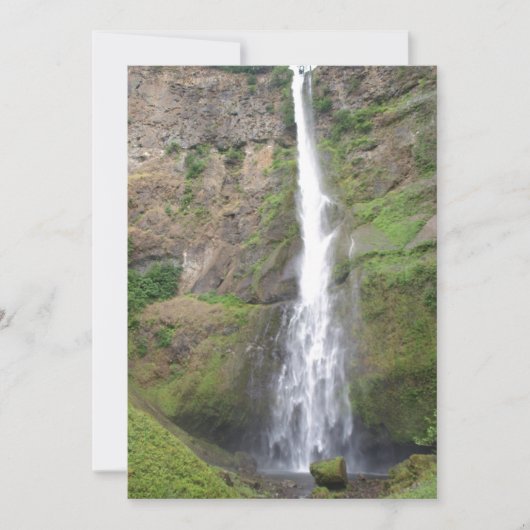 Multomah Falls Hochzeiten Einladungen (Vorderseite)
