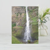 Multomah Falls Hochzeiten Einladungen (Stehend Vorderseite)