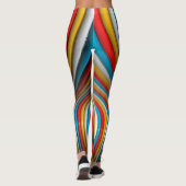 Multy 3D Abstrakt Leggings (Rückseite)