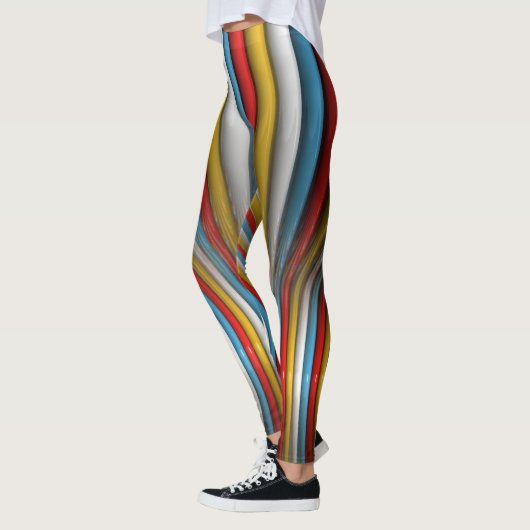 Multy 3D Abstrakt Leggings (Links)