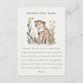 Mum and Baby Tiger Foliage Books For Baby Shower Begleitkarte (Vorderseite)