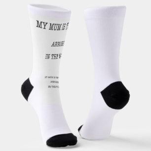 Mum Arborous Geschenk Geschenktasse Kettensäge Socken