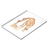 Mum & Baby Giraffe Notizblock (Linke Seite)