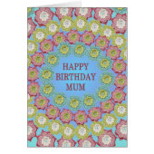 Mum Birthday Crochet Blume (Vorne)