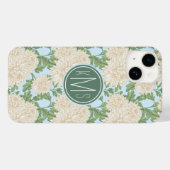 Mum Blume Muster Case-Mate iPhone Hülle (Rückseite (Horizontal))