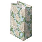 Mum Blume Muster Kleine Geschenktüte (Rückseite Schrägansicht)