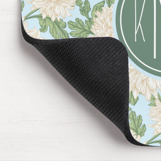 Mum Blume Muster Mousepad (Ecke)