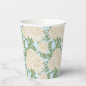Mum Blume Muster Pappbecher (Links)
