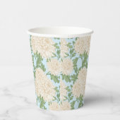 Mum Blume Muster Pappbecher (Rechts)
