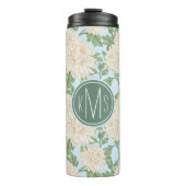 Mum Blume Muster Thermosbecher (Vorderseite)