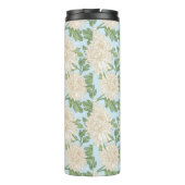 Mum Blume Muster Thermosbecher (Rückseite)