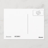 MUM-BLUME POSTKARTE (Rückseite)