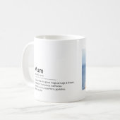 Mum Definition benutzerdefiniertes Foto Geschenk f Kaffeetasse (Vorderseite Links)