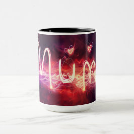 'Mum' digitale Kunst Tasse